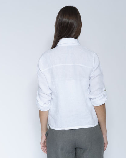 Blueberry Tailored Shirt, White