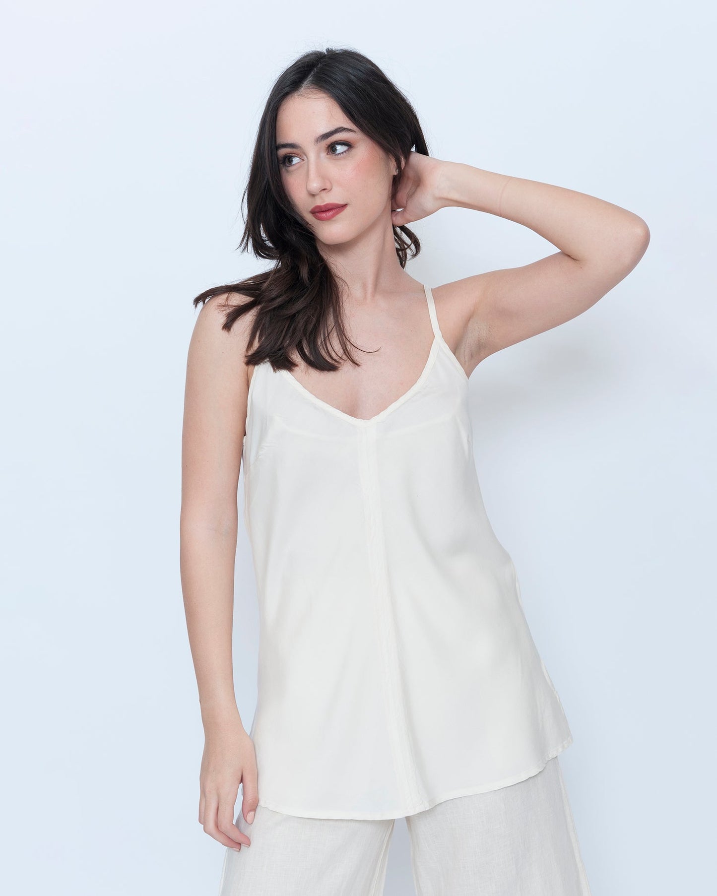 Blueberry So Sweet Camisole, Ecru