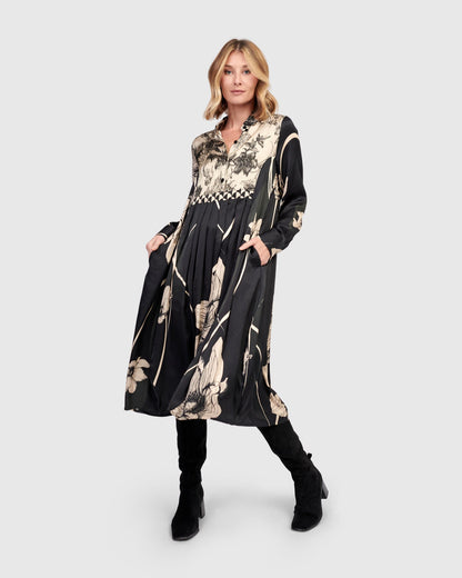 Filigree Babydoll Shirtdress, Mix
