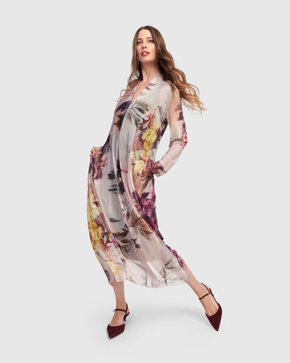 Ella Cocoon Dress, Floral