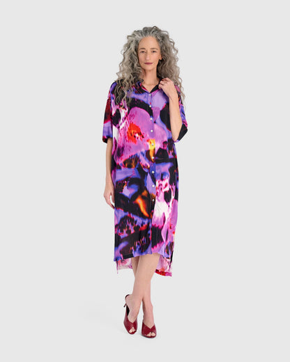 Reiko Shirtdress, Orchid