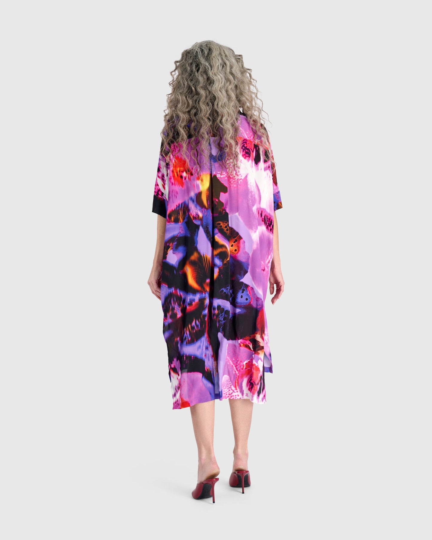 Reiko Shirtdress, Orchid