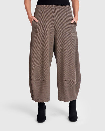 Uptown Lantern Pants, Chocolate
