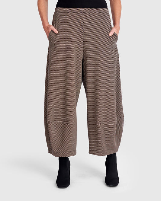 Uptown Lantern Pants, Chocolate