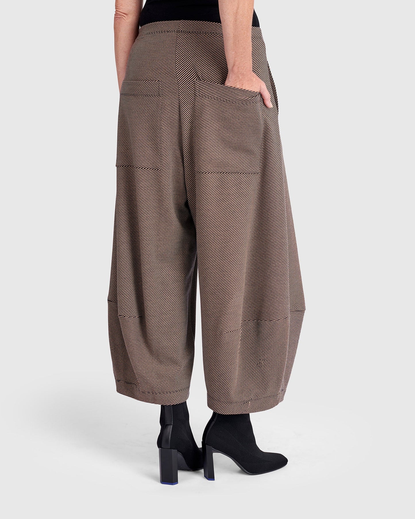 Uptown Lantern Pants, Chocolate