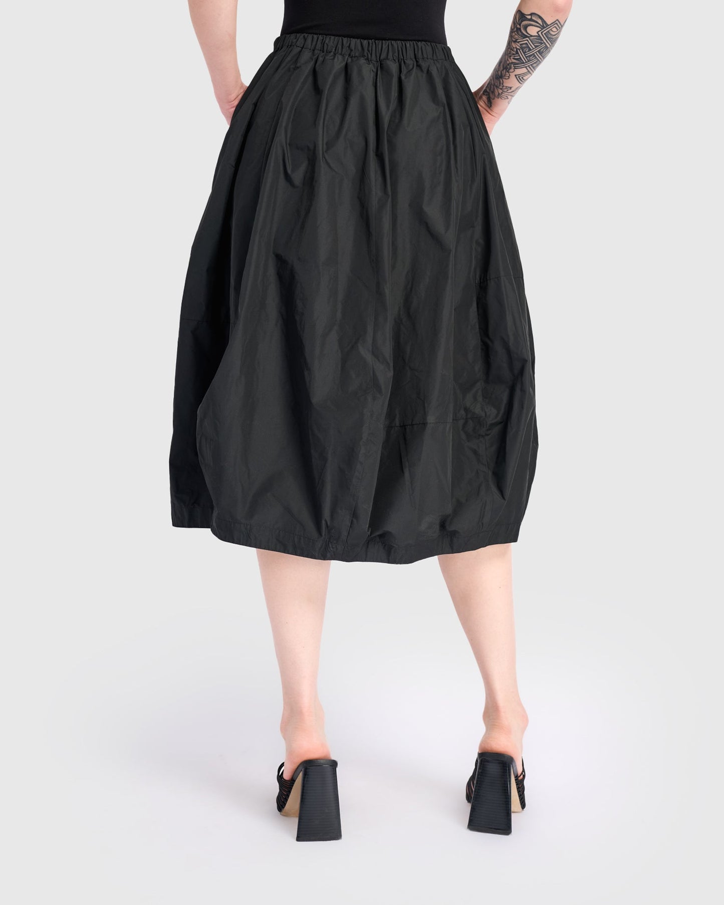 Kuro Balloon Skirt, Black