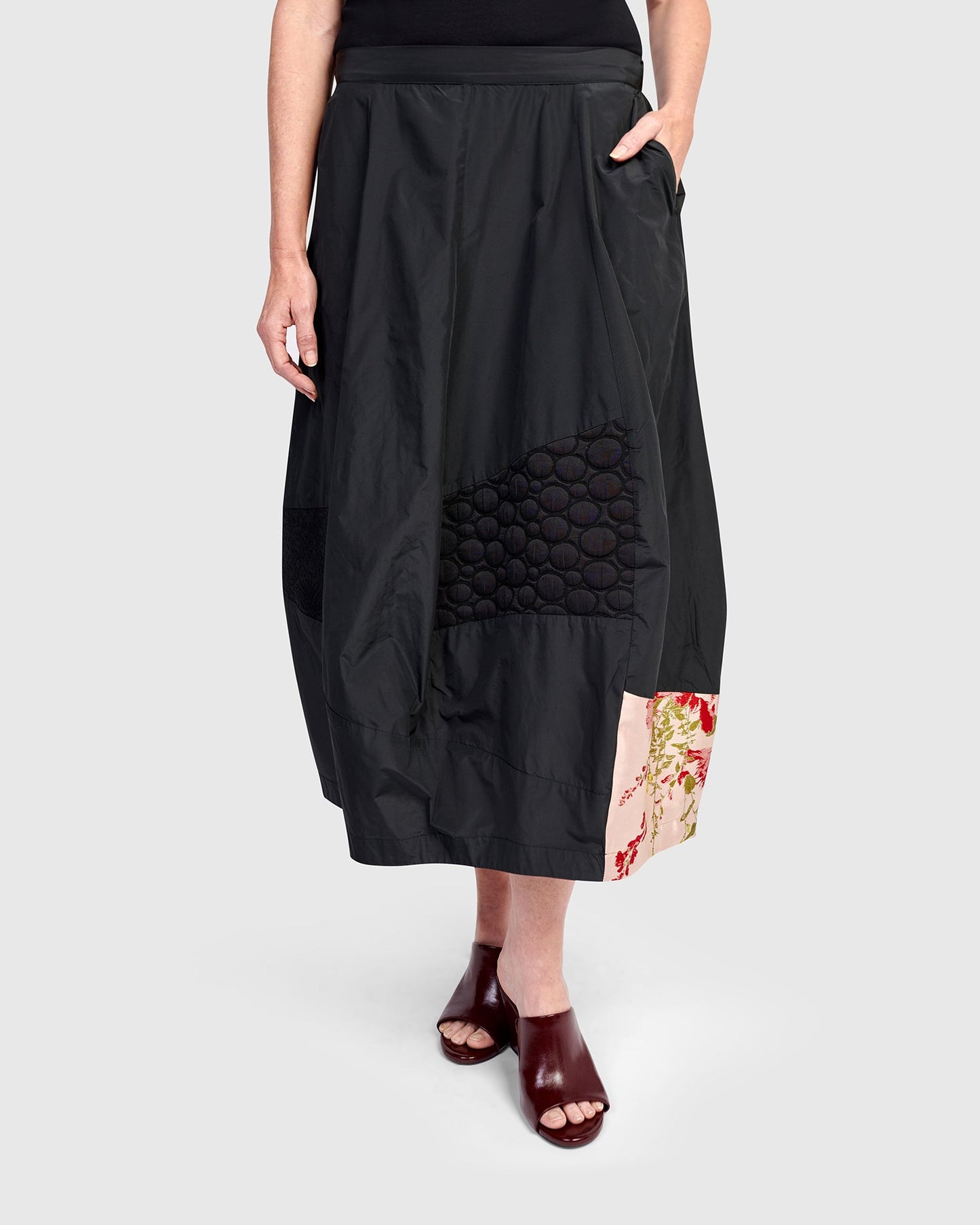 Lauryn Cocoon Skirt, Black