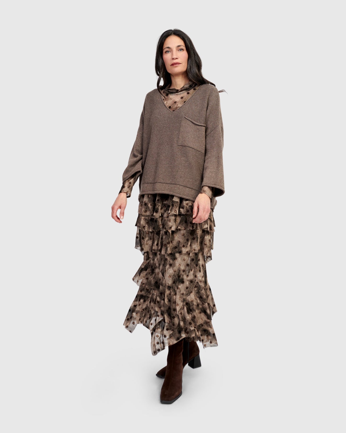 Wend Mesh Skirt, Aquarelle