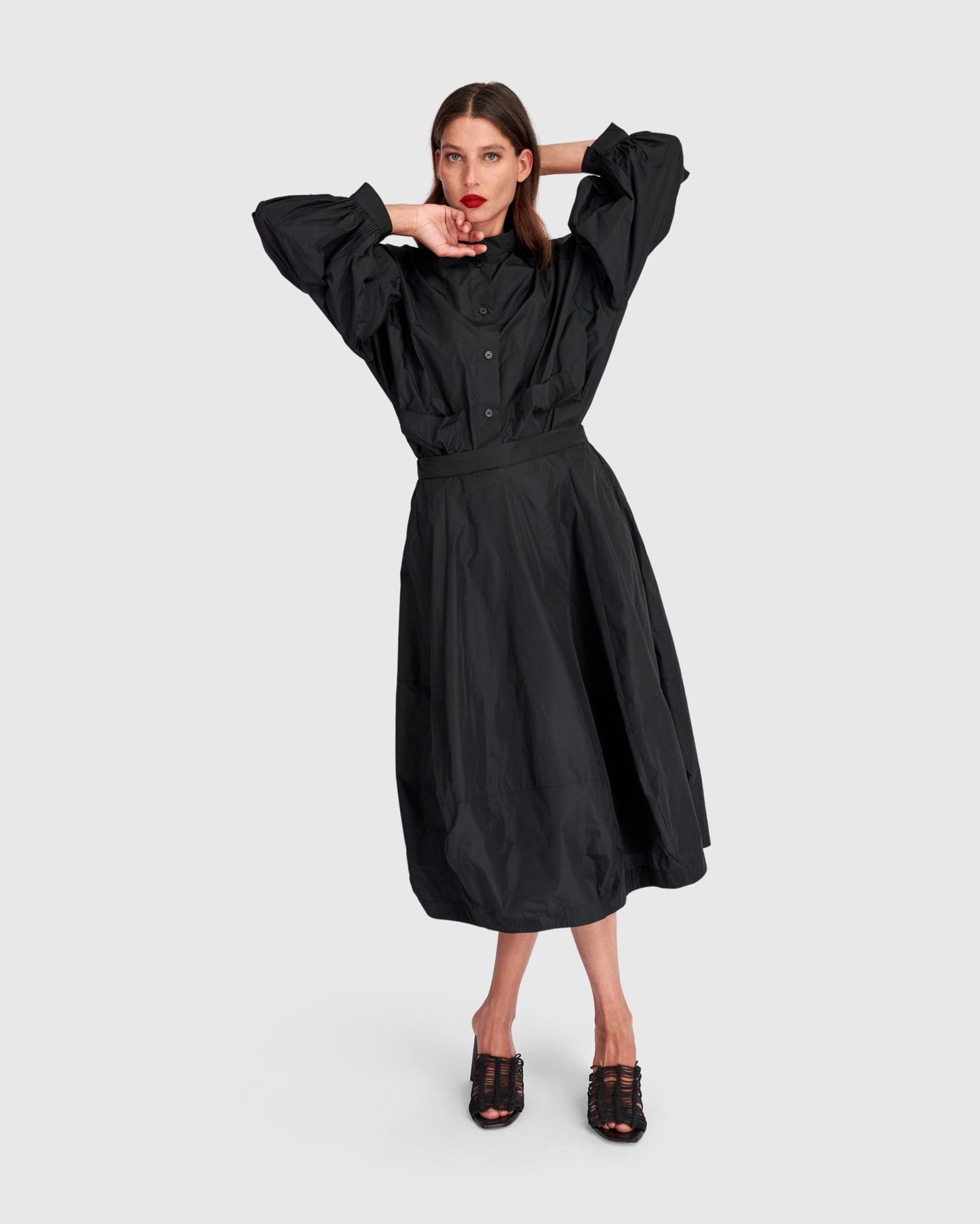 Kuro Balloon Skirt, Black