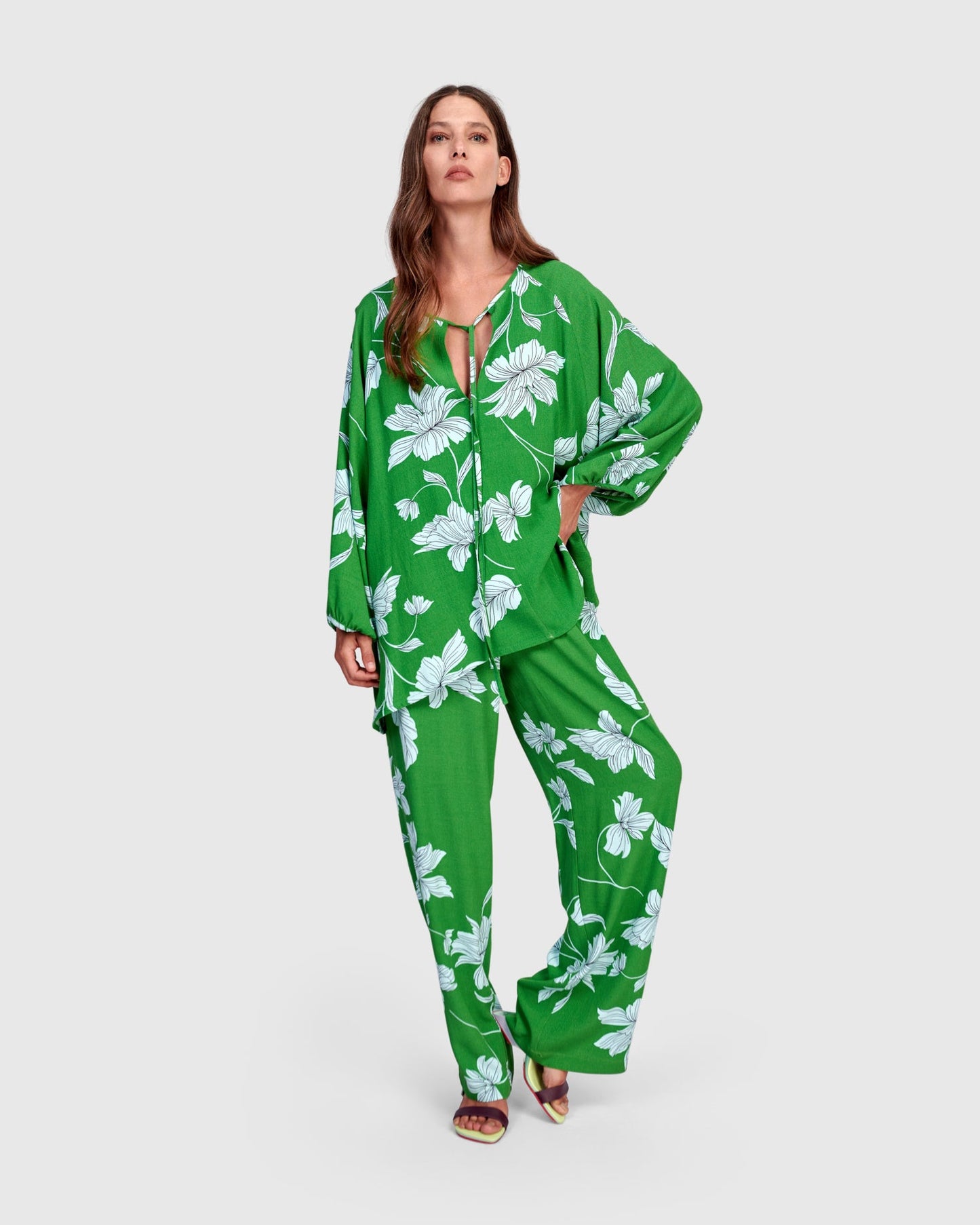 Reef Straight Pants, Waterlilly