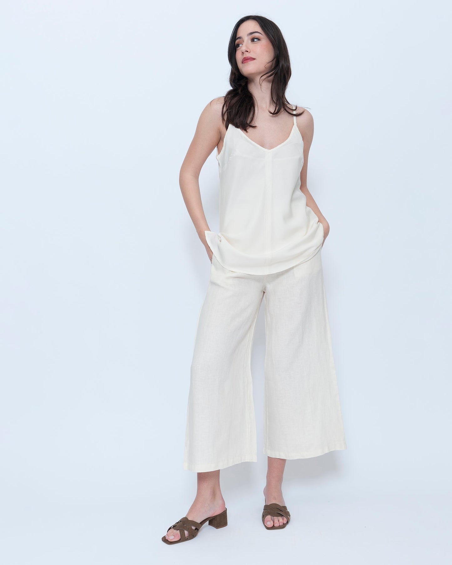 Blueberry So Sweet Camisole, Ecru